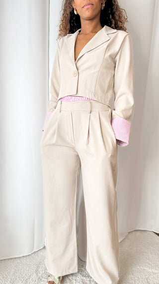Ensemble Bonny and Clyde (beige) 🇮🇹