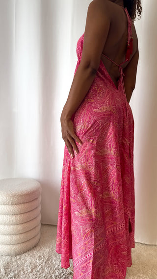 Robe Bohème (rose) 🇮🇳
