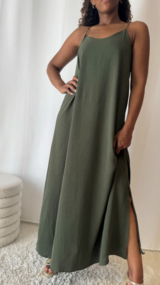 Robe Nelly (kaki) 🇮🇹