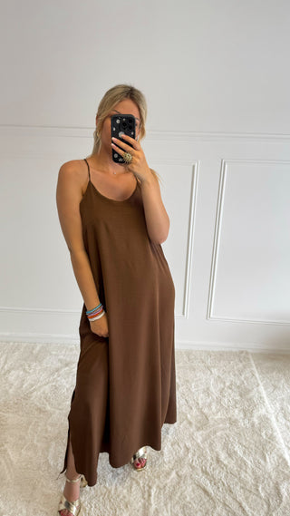Robe Nelly (marron) 🇮🇹