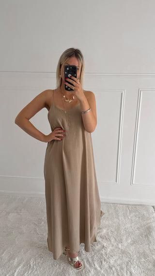 Robe Nelly (taupe) 🇮🇹