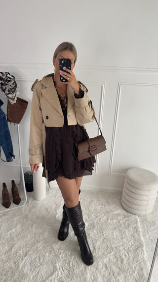Bottes Nashville (bordeaux/ marron chocolat)