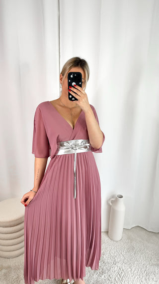 Robe Omy (rose poudré) 🇮🇹