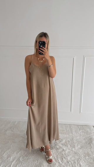 Robe Nelly (taupe) 🇮🇹