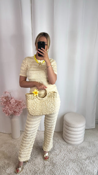 Ensemble Vabrina (jaune pastel)