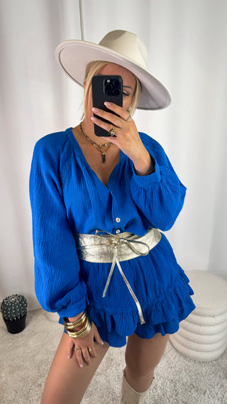 Ensemble Roméo (bleu roi) 🇮🇹