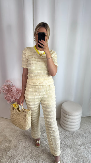 Ensemble Vabrina (jaune pastel)