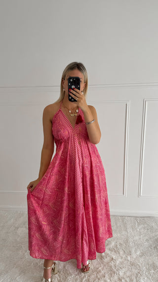 Robe Bohème (rose) 🇮🇳
