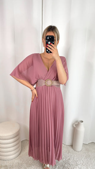 Robe Omy (rose poudré) 🇮🇹