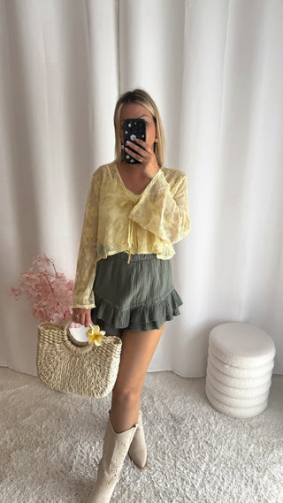 Chemise Ylio (jaune)