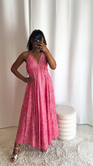 Robe Bohème (rose) 🇮🇳