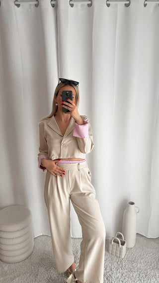 Ensemble Bonny and Clyde (beige) 🇮🇹