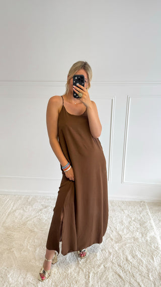 Robe Nelly (marron) 🇮🇹
