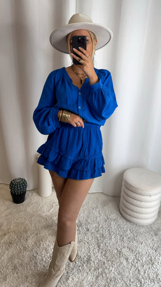 Ensemble Roméo (bleu roi) 🇮🇹