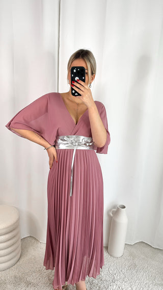 Robe Omy (rose poudré) 🇮🇹