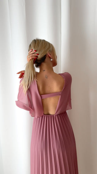 Robe Omy (rose poudré) 🇮🇹