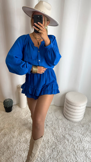 Ensemble Roméo (bleu roi) 🇮🇹