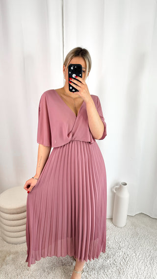 Robe Omy (rose poudré) 🇮🇹