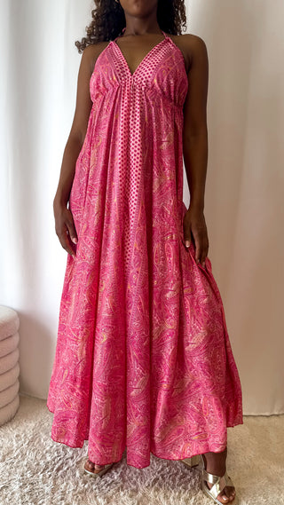 Robe Bohème (rose) 🇮🇳