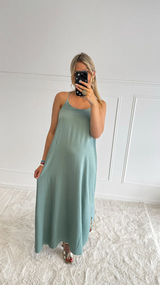Robe Nelly (vert d’eau) 🇮🇹