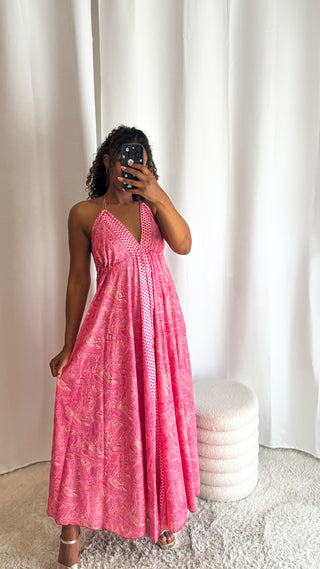 Robe Bohème (rose) 🇮🇳