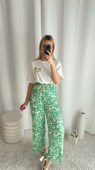Pantalon Flora (vert) 🇮🇹