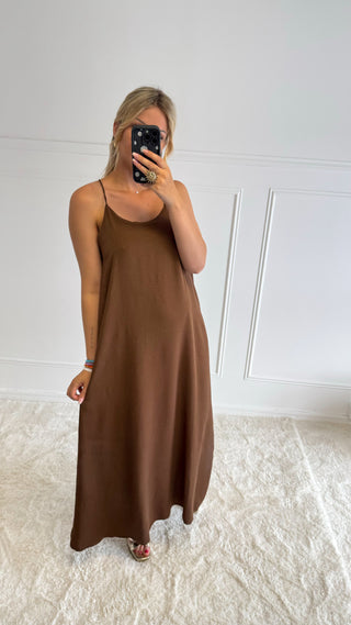 Robe Nelly (marron) 🇮🇹