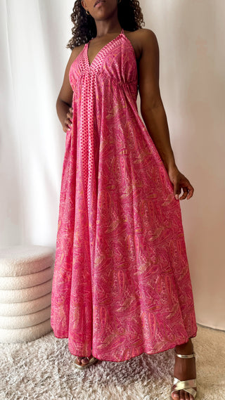 Robe Bohème (rose) 🇮🇳