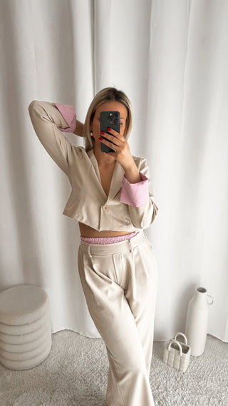 Ensemble Bonny and Clyde (beige) 🇮🇹