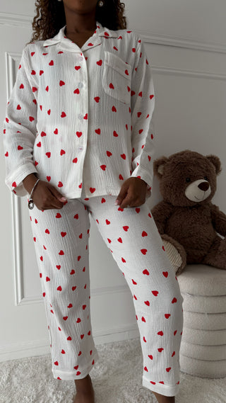 Pyjama coeur (pantalon)