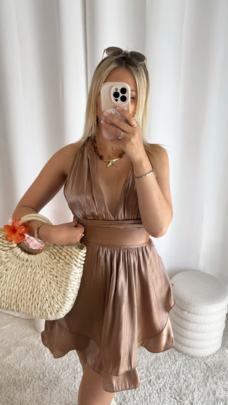 Robe Sanessa (marron) 🇮🇹