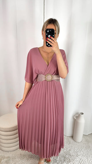 Robe Omy (rose poudré) 🇮🇹