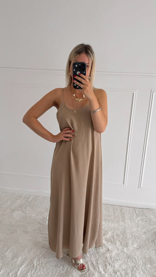 Robe Nelly (taupe) 🇮🇹
