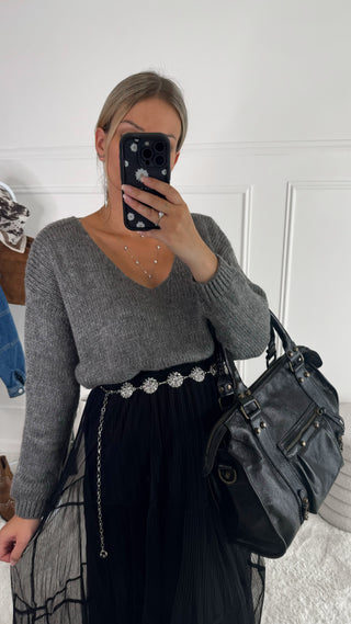 Pull Ambre (gris) 🇮🇹