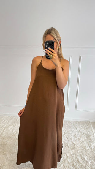 Robe Nelly (marron) 🇮🇹