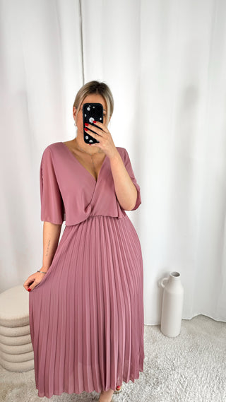 Robe Omy (rose poudré) 🇮🇹