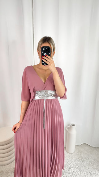 Robe Omy (rose poudré) 🇮🇹