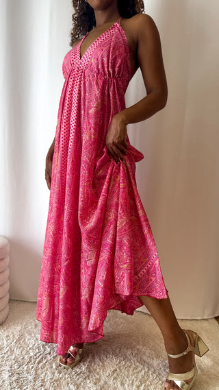 Robe Bohème (rose) 🇮🇳