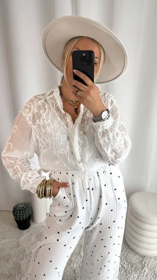 Chemise Ilo (blanche) 🇮🇹