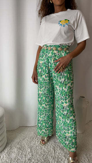 Pantalon Flora (vert) 🇮🇹