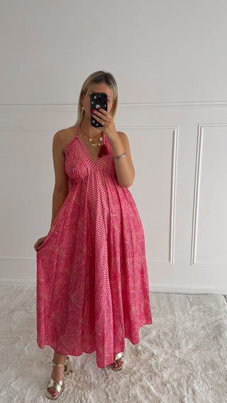 Robe Bohème (rose) 🇮🇳
