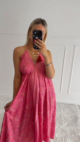 Robe Bohème (rose) 🇮🇳