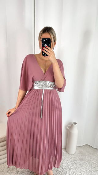Robe Omy (rose poudré) 🇮🇹