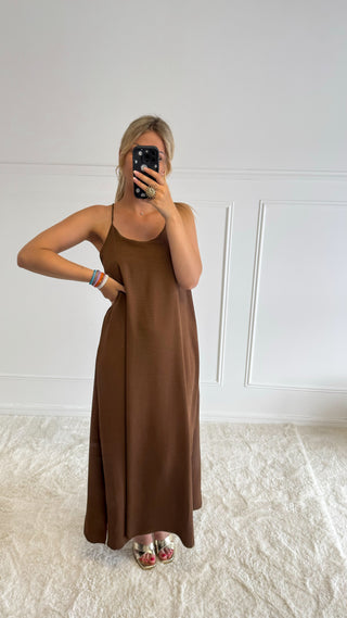 Robe Nelly (marron) 🇮🇹