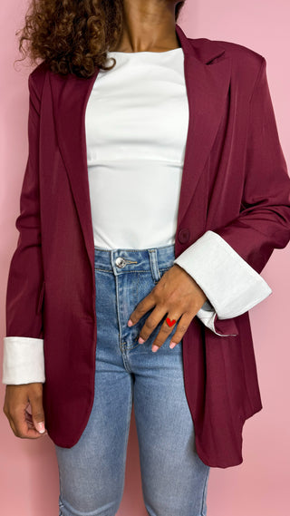 Blazer Louane (bordeaux) 🇮🇹