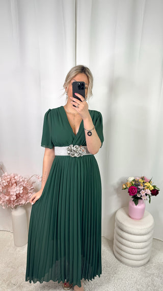 Robe Joy (vert sapin) 🇮🇹