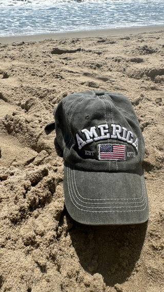 Casquette America (grise)