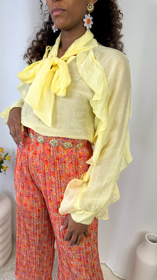 Blouse Maya (jaune) 🇮🇹