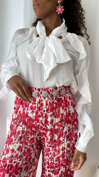 Blouse Maya (blanche) 🇮🇹
