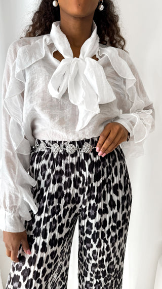 Blouse Maya (blanche) 🇮🇹